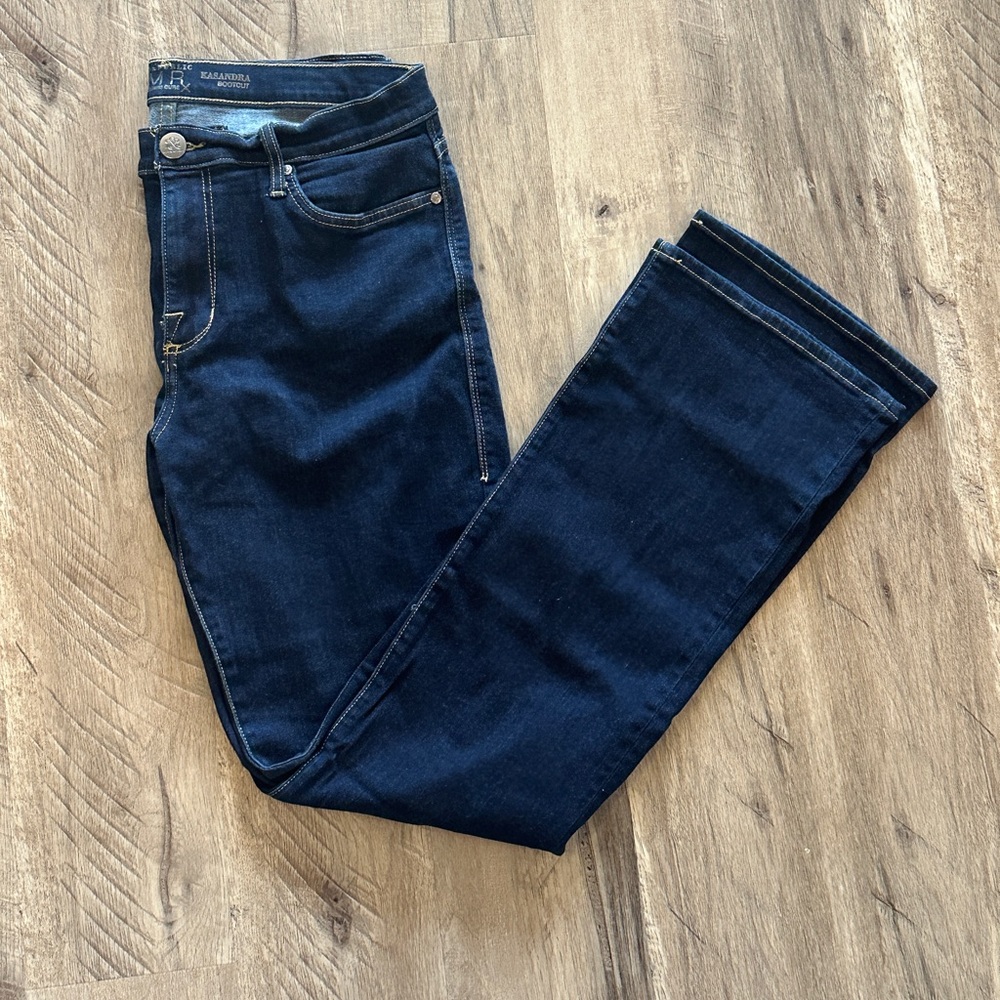 Rock & Republic Kasandra Bootcut Jeans Denim Rx Dark Wash Size 16 Plus